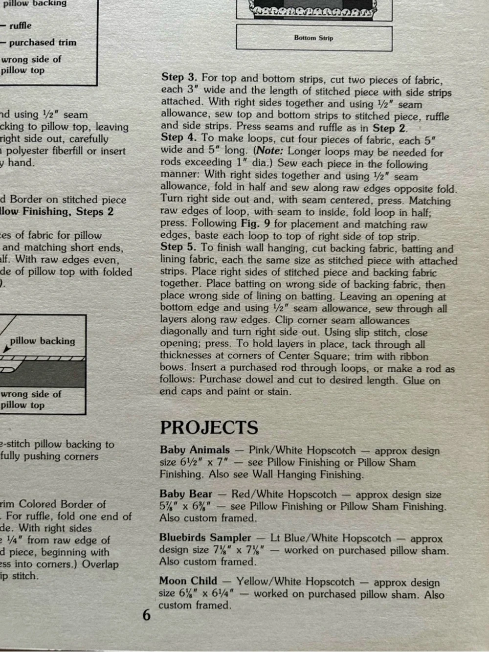 Hopscotch for Baby Cross Stitch Pattern – Leisure Arts Leaflet 320 (1984)